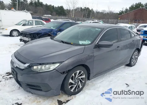 2016 Honda Civic Ex z USA, uszkodzony, nr VIN 19XFC2F77GE200179